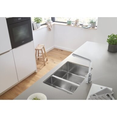 Grohe K700U plautuvė 76x45 cm, nerūdijantis plienas 31575SD1 Grohe K700U plautuvė 76x45 cm, nerūdijantis plienas 31575SD1