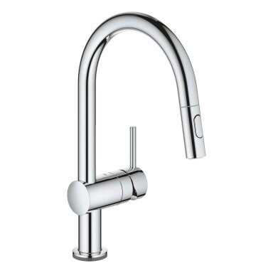 GROHE Minta Touch prisilietimu valdomas plautuvės maišytuvas su ištraukiamu dušeliu, chromas 31358002 GROHE Minta Touch prisilietimu valdomas plautuvės maišytuvas su ištraukiamu dušeliu, chromas 31358002