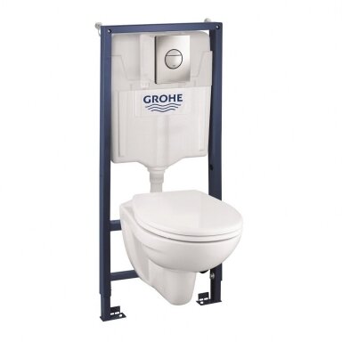 Grohe potinkinio komplektas 4 in 1 Grohe Bau klozetas su lėtai nusileidžiančiu dangčiu + WC rėmas + mygtukas Nova Cosmo chromas Grohe potinkinio komplektas 4 in 1 Grohe Bau klozetas su lėtai nusileidžiančiu dangčiu + WC rėmas + mygtukas Nova Cosmo chromas