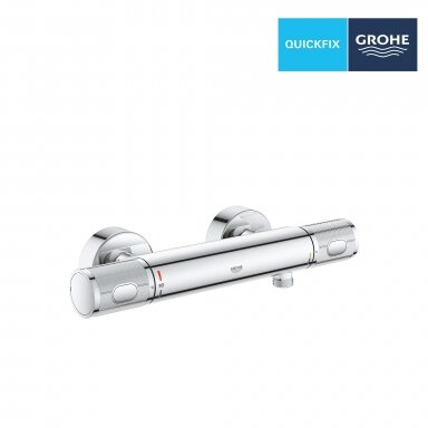 GROHE Precision Feel termostatinis dušo maišytuvas, vandenį taupantis, chromas, 34790000 GROHE Precision Feel termostatinis dušo maišytuvas, vandenį taupantis, chromas, 34790000
