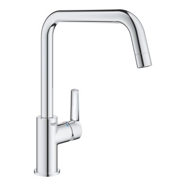 GROHE QuickFix Start plautuvės maišytuvas, U snapas, chromas 30470000 GROHE QuickFix Start plautuvės maišytuvas, U snapas, chromas 30470000
