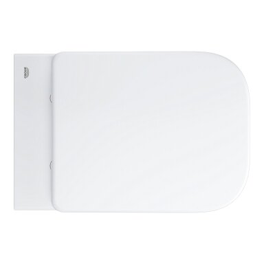 Grohe Start Edge Ceramic Rimless pakabinamas WC su lėtai užsidarančiu dangčiu, baltas 39815000 Grohe Start Edge Ceramic Rimless pakabinamas WC su lėtai užsidarančiu dangčiu, baltas 39815000