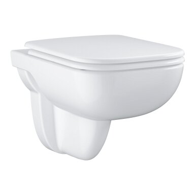 Grohe Start Edge Ceramic Rimless pakabinamas WC su lėtai užsidarančiu dangčiu, baltas 39815000 Grohe Start Edge Ceramic Rimless pakabinamas WC su lėtai užsidarančiu dangčiu, baltas 39815000