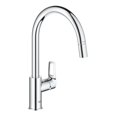 GROHE Start Loop QuickFix plautuvės maišytuvas su ištraukiamu dušeliu, 360° pasukimo kampu, chromas, 30556000 GROHE Start Loop QuickFix plautuvės maišytuvas su ištraukiamu dušeliu, 360° pasukimo kampu, chromas, 30556000