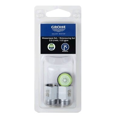 Grohe vandens taupymo rinkinys 1.9 l/min Grohe vandens taupymo rinkinys 1.9 l/min