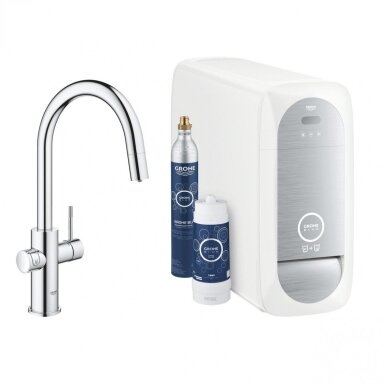 Grohe Blue Home C virtuvinis maišytuvas su ištraukiamu snapu, chromas Grohe Blue Home C virtuvinis maišytuvas su ištraukiamu snapu, chromas