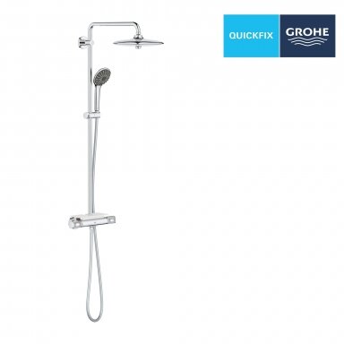 GROHE Vitalio Joy 260 termostatinė dušo sistema,chromas, 26403002 GROHE Vitalio Joy 260 termostatinė dušo sistema,chromas, 26403002