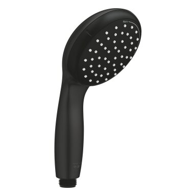 GROHE Vitalio Start 100 QuickFix 100mm dušo galva, 2 srovės, vandenį taupanti, juoda matinė 279462430 GROHE Vitalio Start 100 QuickFix 100mm dušo galva, 2 srovės, vandenį taupanti, juoda matinė 279462430