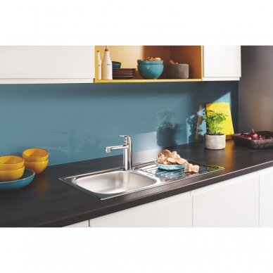 Grohe Eurosmart Cosmo virtuvinis maišytuvas, spalva chromo arba nerūdijančio plieno spalvos 3