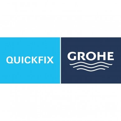 GROHE Start Edge QuickFix plautuvės maišytuvas su ištraukiamu dušeliu, 360° pasukimo kampu, chromas, 30550000 3