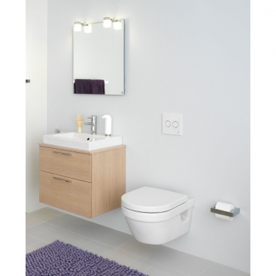 Gustavsberg Hygienic Flush pakabinamas klozetas su lėtai nusileidžiančiu dangčiu 1 Gustavsberg Hygienic Flush pakabinamas klozetas su lėtai nusileidžiančiu dangčiu 1