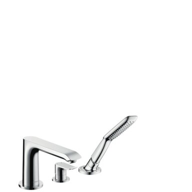 Hansgrohe Metris vonios maišytuvas montuojamas į kraštą, chromas Hansgrohe Metris vonios maišytuvas montuojamas į kraštą, chromas
