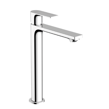 Hansgrohe Rebris E 240 CoolStart aukštas praustuvo maišytuvas su pop-up dugno vožtuvu, chromas 72581000 Hansgrohe Rebris E 240 CoolStart aukštas praustuvo maišytuvas su pop-up dugno vožtuvu, chromas 72581000