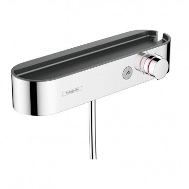 Hansgrohe ShowerTablet Select 400 termostatinis dušo maišytuvas, chromo/baltos/juodos spalvos