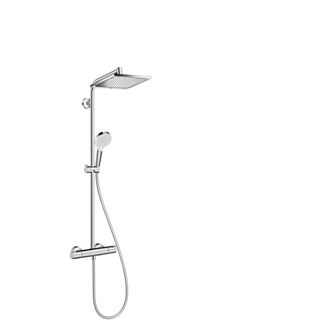 Hansgrohe Crometta E 240 termostatinė dušo sistema, chromas 27271000 Hansgrohe Crometta E 240 termostatinė dušo sistema, chromas 27271000