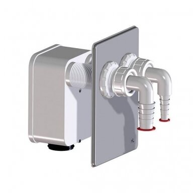 H&L potinkinis sifonas dviems įrenginiams, su potinkine dalimi, HL4000.2+HL4000.0 H&L potinkinis sifonas dviems įrenginiams, su potinkine dalimi, HL4000.2+HL4000.0
