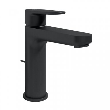 Ideal Standard CERAFINE O paaukštintas praustuvo maišytuvas su dugno vožtuvu, juodas matinis BC699XG Ideal Standard CERAFINE O paaukštintas praustuvo maišytuvas su dugno vožtuvu, juodas matinis BC699XG
