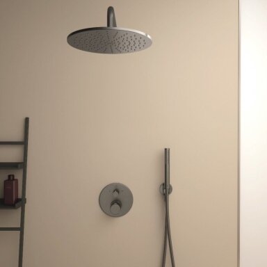 Ideal Standard Ceratherm C100 potinkinė termostatinė dušo sistema, juoda matinė A7573XG Ideal Standard Ceratherm C100 potinkinė termostatinė dušo sistema, juoda matinė A7573XG