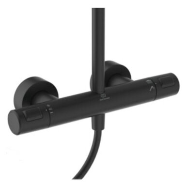Ideal Standard Ceratherm T25+ termostatinė dušo sistema, juodos spalvos, A7210XG Ideal Standard Ceratherm T25+ termostatinė dušo sistema, juodos spalvos, A7210XG