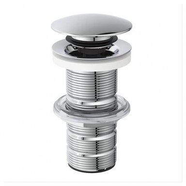 Ideal Standard Click-Clack dugno vožtuvas praustuvui be persipylimo, chromas E1483AA Ideal Standard Click-Clack dugno vožtuvas praustuvui be persipylimo, chromas E1483AA