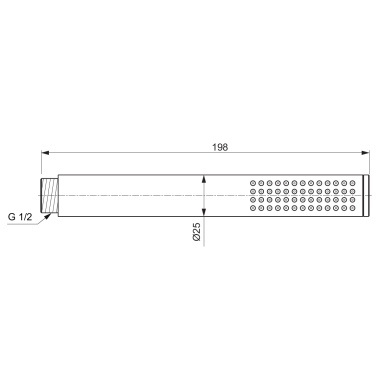 Ideal Standard dušo galvutė, chromas BC774AA