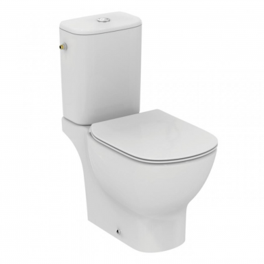 Ideal Standard Tesi Aquablade pastatomas klozetas su lėtai nusileidžiančiu dangčiu, baltas T033601 Ideal Standard Tesi Aquablade pastatomas klozetas su lėtai nusileidžiančiu dangčiu, baltas T033601