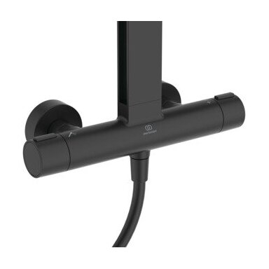 Ideal Standart Ceratherm ALU+ termostatinė dušo sistema, juoda matinė BD583XG Ideal Standart Ceratherm ALU+ termostatinė dušo sistema, juoda matinė BD583XG