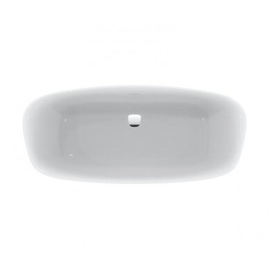 Ideal Standard Dea Duo laisvai pastatoma akrilinė vonia 170x75 cm su Click-Clack nuotekų vožtuvu, balta E306601 4