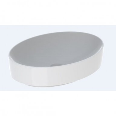 Geberit VariForm pastatomas ovalus praustuvas, 55 x 40 cm, baltas