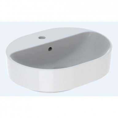 Geberit VariForm pastatomas praustuvas, 50 x 40 cm, baltas Geberit VariForm pastatomas praustuvas, 50 x 40 cm, baltas
