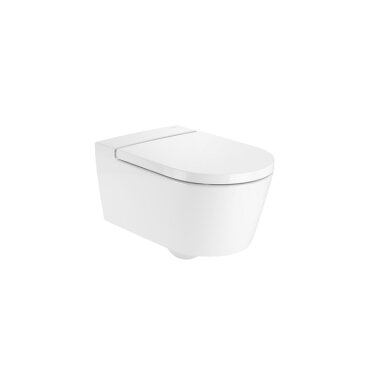 Roca Inspira Round Rimless pakabinamas klozetas, baltas A346527000 Roca Inspira Round Rimless pakabinamas klozetas, baltas A346527000
