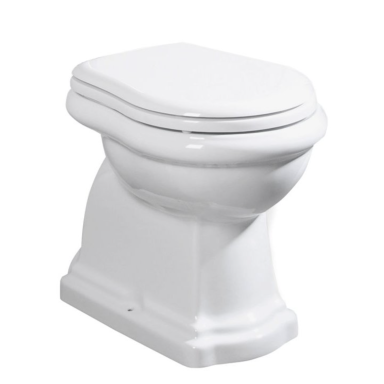 Kerasan Retro pastatomas WC, su lėtai nusileidžiančiu dangčiu Kerasan Retro pastatomas WC, su lėtai nusileidžiančiu dangčiu