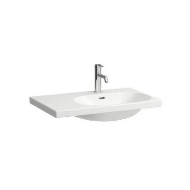 Laufen LUA asimetrinis pakabinamas praustuvas, 75 x 46cm, dubuo dešinėje, baltas, H817085 Laufen LUA asimetrinis pakabinamas praustuvas, 75 x 46cm, dubuo dešinėje, baltas, H817085