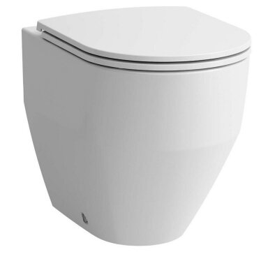 Laufen Pro Rimless pristatomas klozetas su lėtai nusileidžiančiu dangčiu, baltas H8229560000001 Laufen Pro Rimless pristatomas klozetas su lėtai nusileidžiančiu dangčiu, baltas H8229560000001