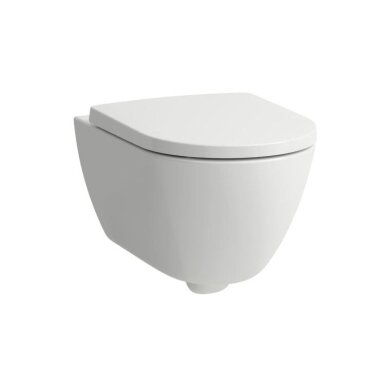 Laufen Pro X pakabinamas klozetas, tylus sūkurinis nuplovimas "Silent Flush", Soft Close dangtis, baltas Laufen Pro X pakabinamas klozetas, tylus sūkurinis nuplovimas "Silent Flush", Soft Close dangtis, baltas