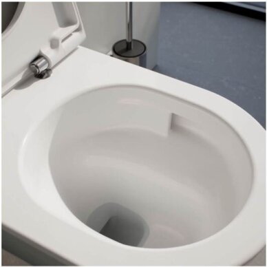 Laufen Pro X pakabinamas klozetas, tylus sūkurinis nuplovimas "Silent Flush", Soft Close dangtis, baltas 1 Laufen Pro X pakabinamas klozetas, tylus sūkurinis nuplovimas "Silent Flush", Soft Close dangtis, baltas 1