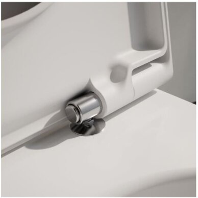 Laufen Pro X pakabinamas klozetas, tylus sūkurinis nuplovimas "Silent Flush", Soft Close dangtis, baltas 3