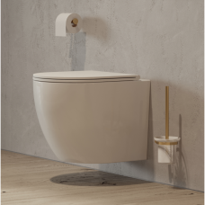 Omnires Modern Project tualetinio popieriaus laikiklis, braižyto aukso spalvos