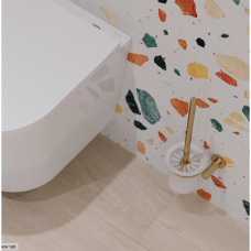 Omnires Modern Project tualeto šepetys, braižytos aukso spalvos