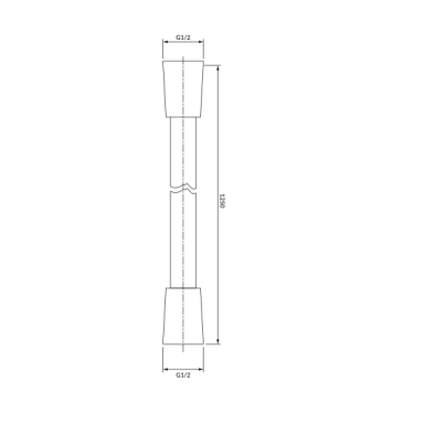 Omnires dušo žarna, 125 cm, aukso spalvos 022-XGL Omnires dušo žarna, 125 cm, aukso spalvos 022-XGL