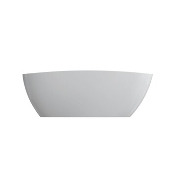 Omnires Marble Barcelona lieto marmuro vonia, 156 x 71 cm, blizgi balta Omnires Marble Barcelona lieto marmuro vonia, 156 x 71 cm, blizgi balta