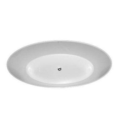 Omnires Marble Rome lieto akmens vonia, 159,2 x 72 cm, juoda/blizgi balta spalva Omnires Marble Rome lieto akmens vonia, 159,2 x 72 cm, juoda/blizgi balta spalva