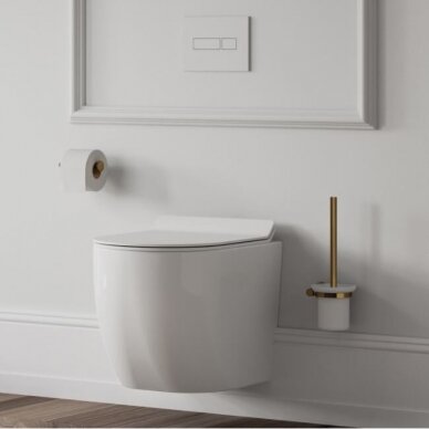 Omnires Modern Project tualeto šepetys MP60620GL, aukso spalvos 1