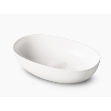 PAA Bella akmens masės pastatomas praustuvas, 65 x 39cm, baltas, IBELL/00 PAA Bella akmens masės pastatomas praustuvas, 65 x 39cm, baltas, IBELL/00