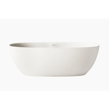 PAA Bella Silkstone akmens masės vonia, 170 x 80cm, balta matinė, VABELS/00 PAA Bella Silkstone akmens masės vonia, 170 x 80cm, balta matinė, VABELS/00
