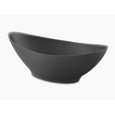 PAA Felice Graphite akmens masės vonia, 195 x 83cm, juoda, VAFES/01 PAA Felice Graphite akmens masės vonia, 195 x 83cm, juoda, VAFES/01