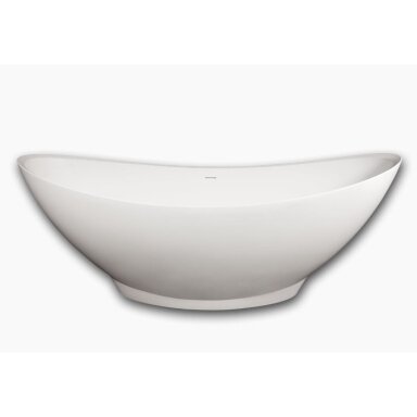 PAA Felice Silkstone akmens masės vonia, 195 x 83cm, balta matinė, VAFES/00 PAA Felice Silkstone akmens masės vonia, 195 x 83cm, balta matinė, VAFES/00