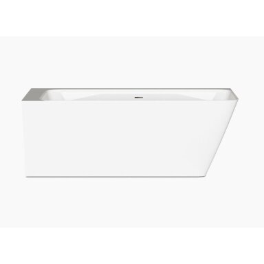 PAA Quadro Corner D akmens masės vonia, 160 x 75 cm, balta blizgi, VAQUACOD/00 PAA Quadro Corner D akmens masės vonia, 160 x 75 cm, balta blizgi, VAQUACOD/00