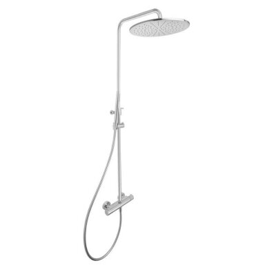 QD 410 termostatinė dušo sistema, 30cm dušo galva, įvairių spalvų, 410/30Y QD 410 termostatinė dušo sistema, 30cm dušo galva, įvairių spalvų, 410/30Y