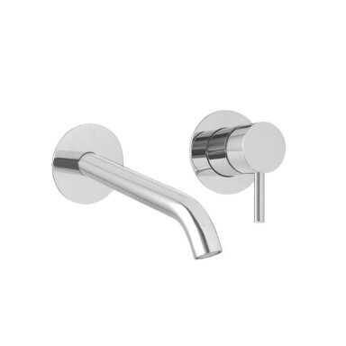 QD Curvy 65 potinkinis praustuvo maišytuvas, nikelis 6520410
